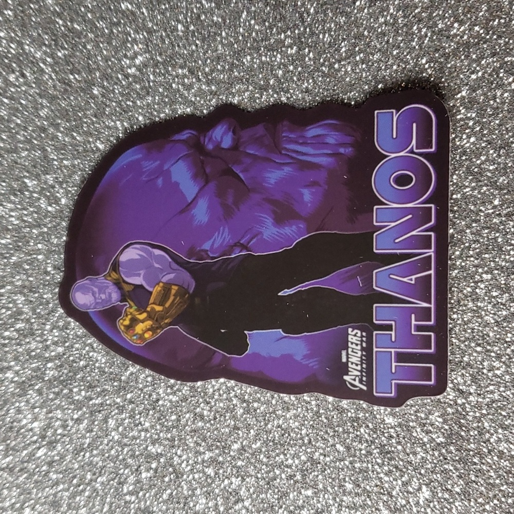 MARVEL Comic waterproof sticker Avengers Thanos